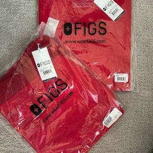 FIGS New in bag POP RED set